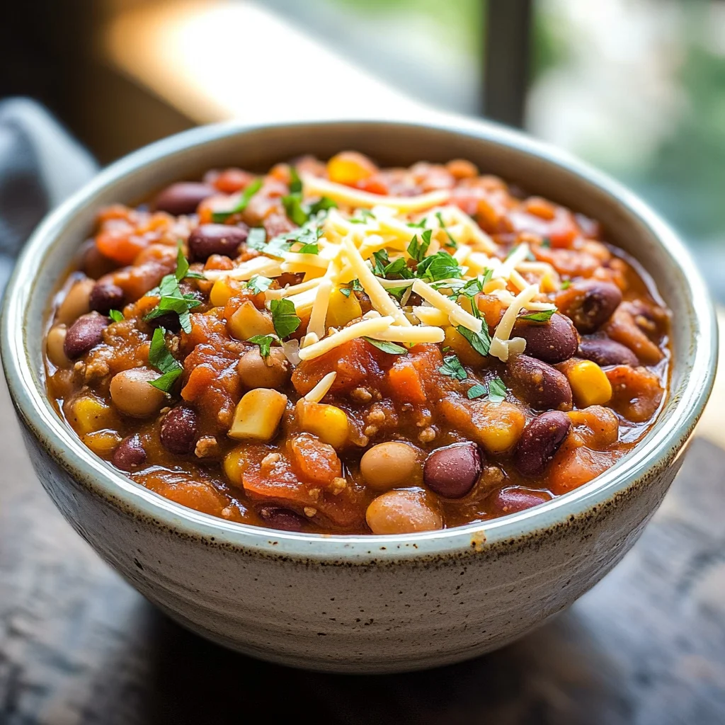 20-Minute Vegetarian Chili Recipe