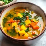 Anti-Inflammatory Veggie Soup with Turmeric