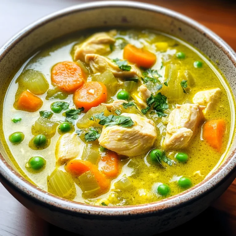 Anti Inflammatory Turmeric Chicken Soup