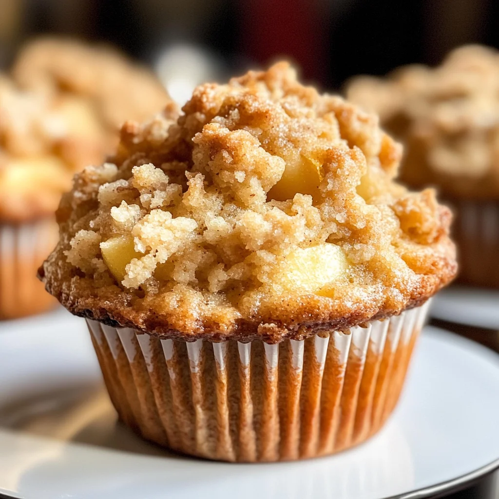 Apple Crumble Muffins