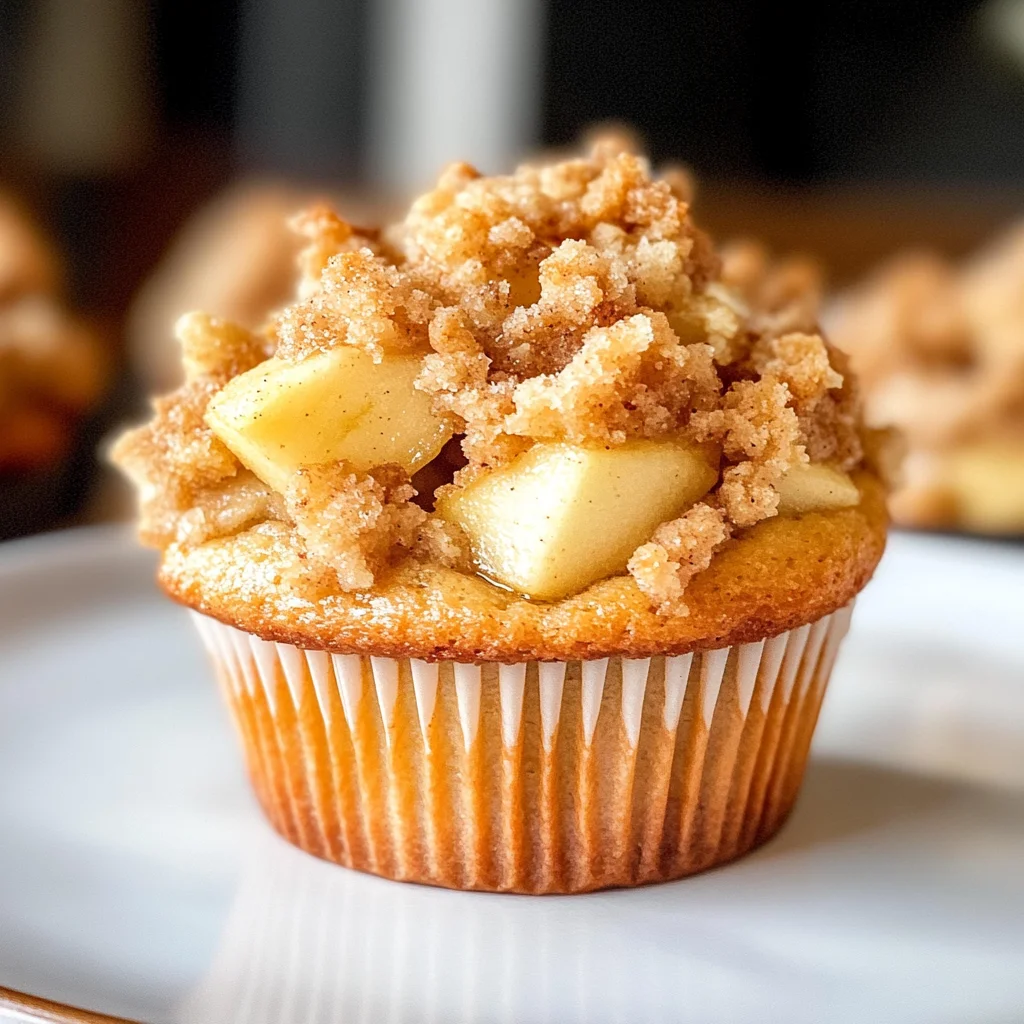 Apple Crumble Muffins
