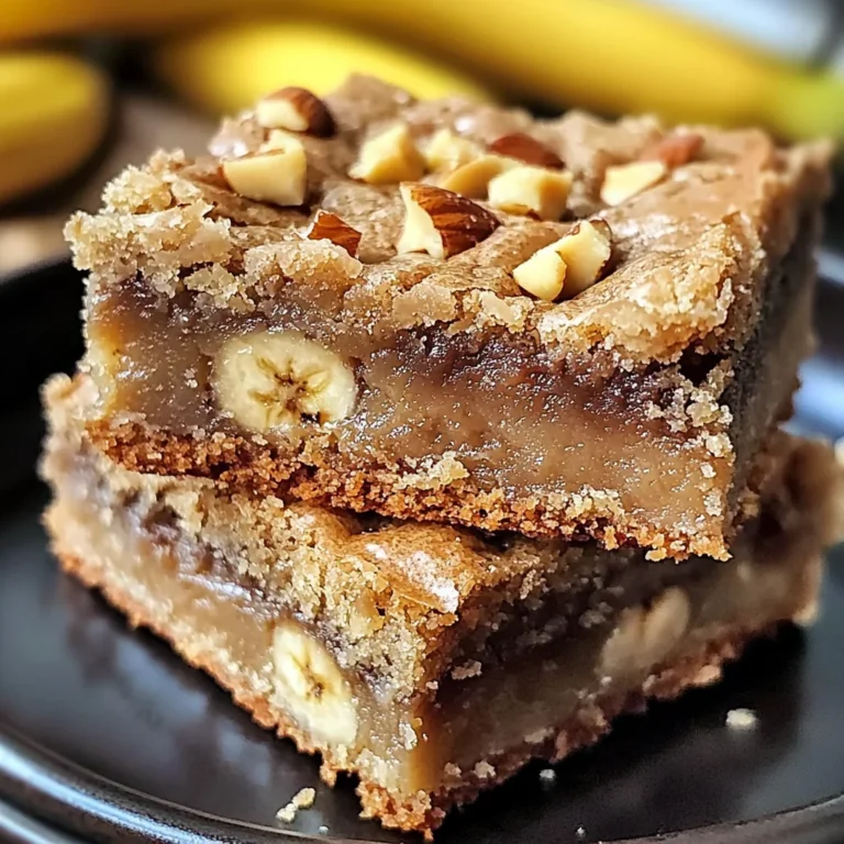 Banana Blondies: 7 Simple Banana Dessert Recipes to Love