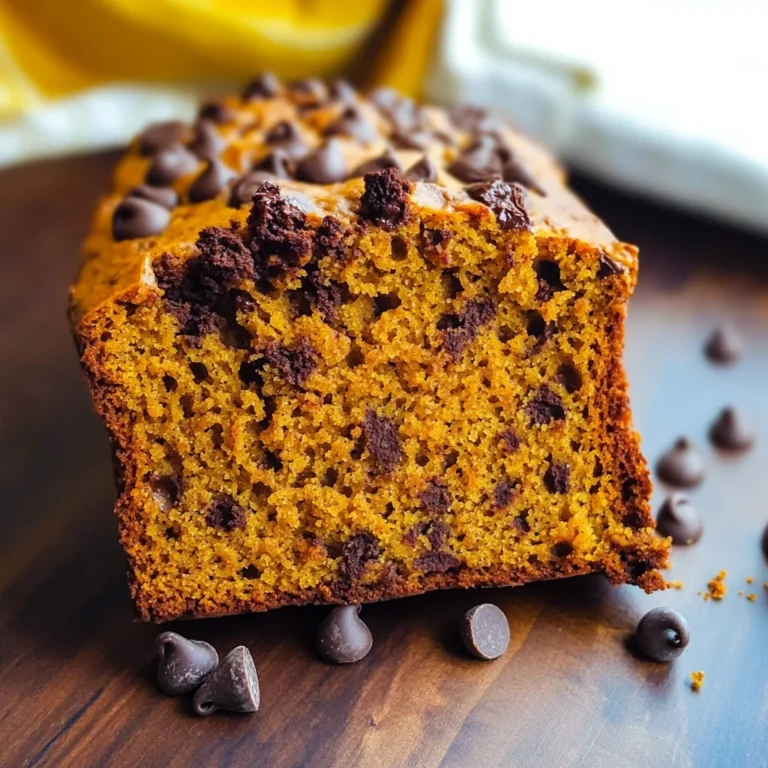 Best Chocolate Chip Pumpkin Bread
