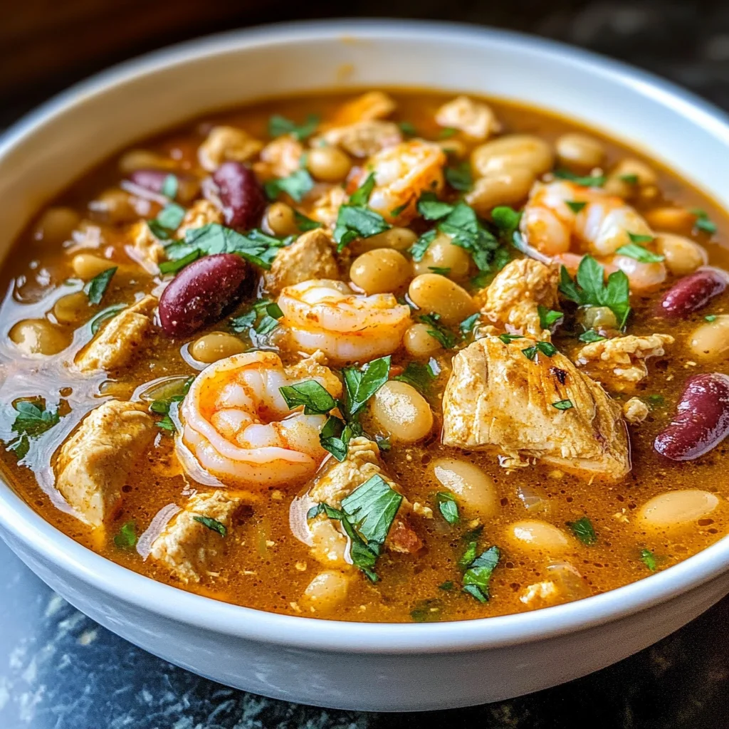 Cajun White Chicken Chili