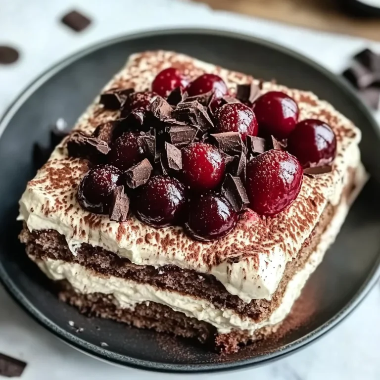 Cherry Amaretto Tiramisu
