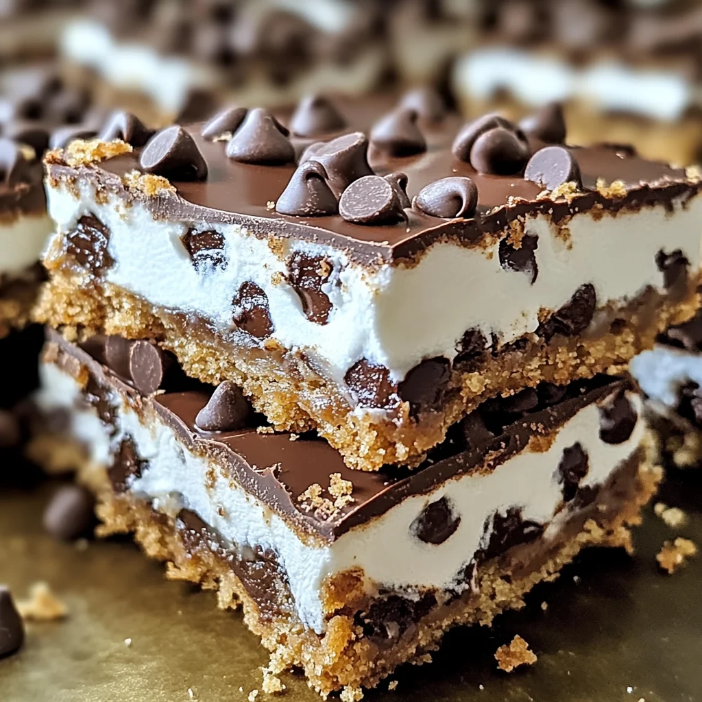 Chocolate Marshmallow Cookie Bars
