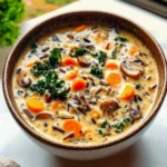 Cozy Autumn Wild Rice Soup