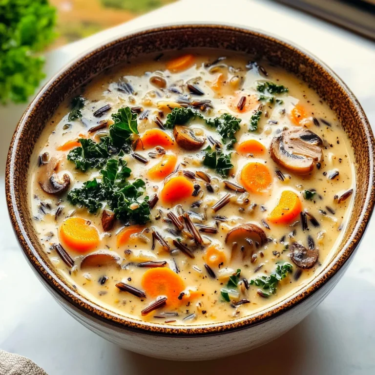 Cozy Autumn Wild Rice Soup