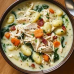 Creamy Crockpot Chicken Gnocchi Soup