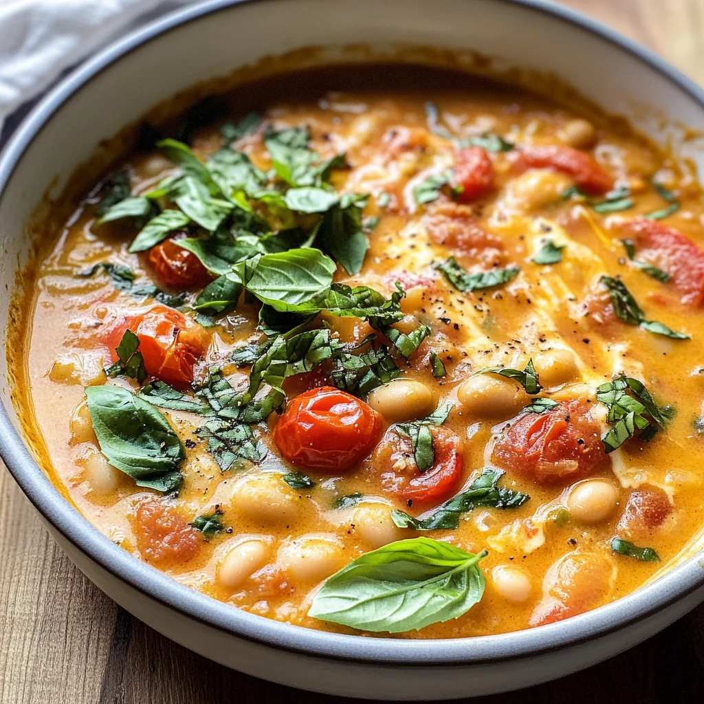 Creamy Tomato White Bean Stew
