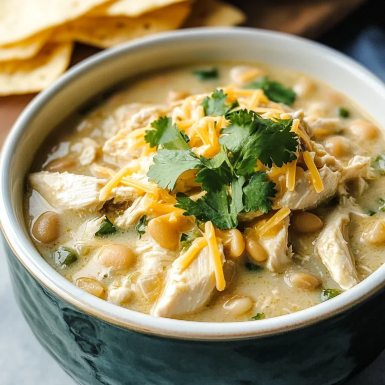 Creamy White Chicken Chili Recipe