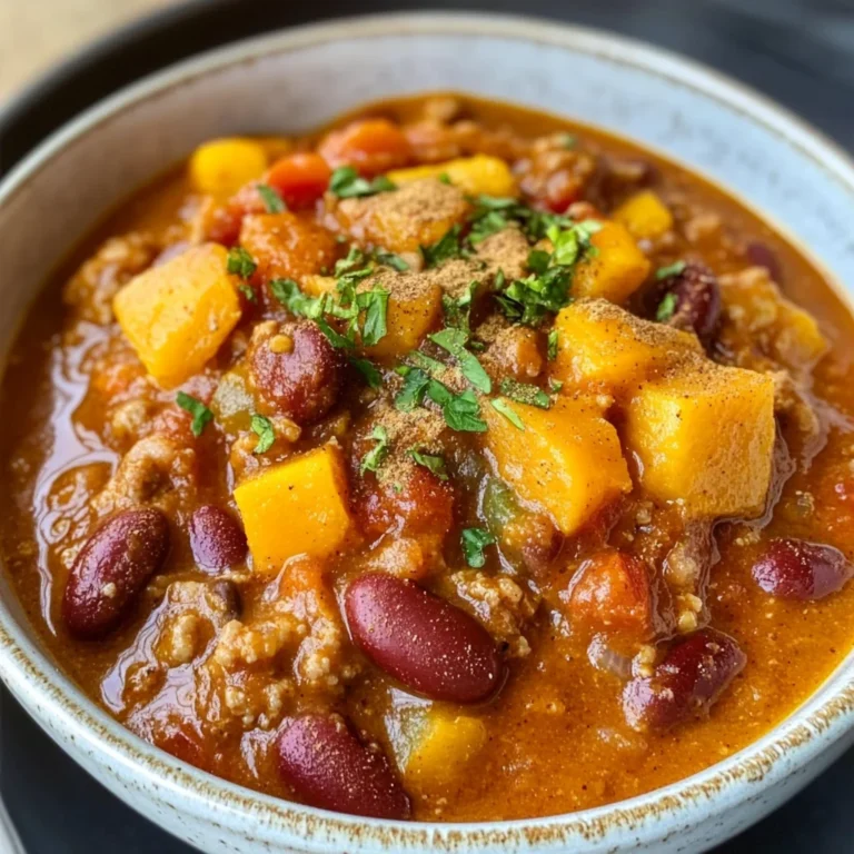 Crockpot Pumpkin Chili
