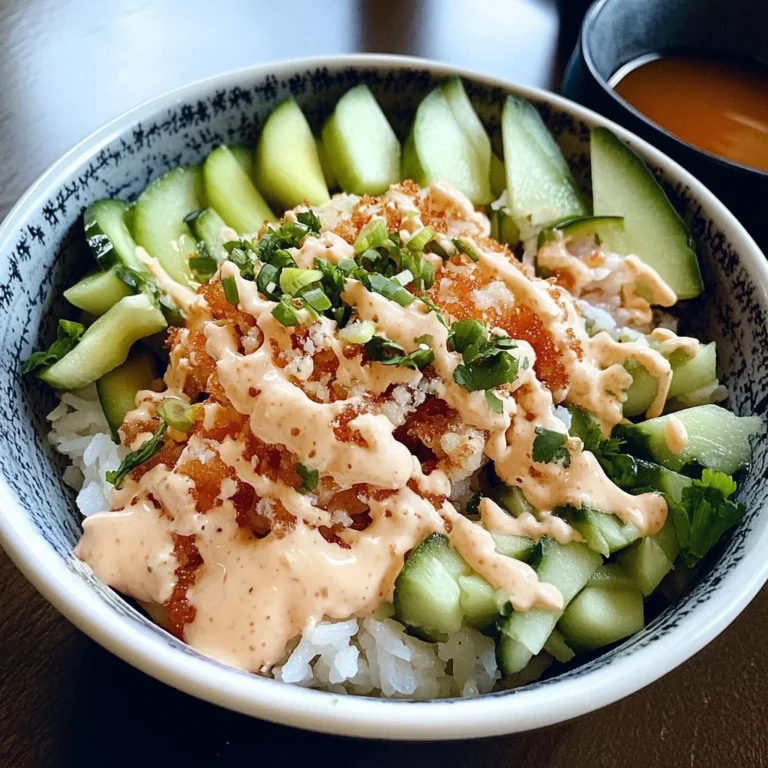 Crunch Roll Sushi Bowl