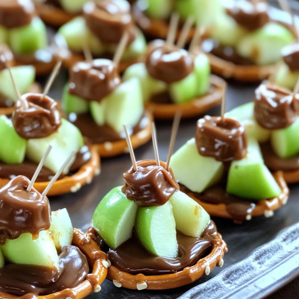Easy Caramel Apple Bites