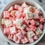 Easy Strawberry Shortcake Puppy Chow