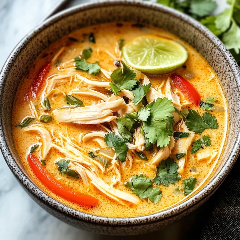 Easy Thai Coconut Chicken Soup