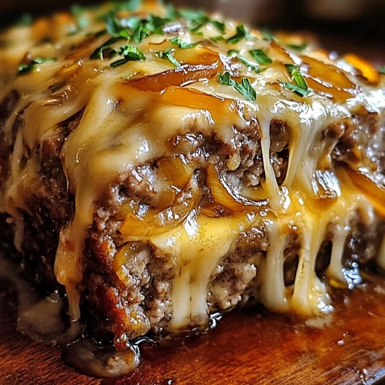 French Onion Meatloaf