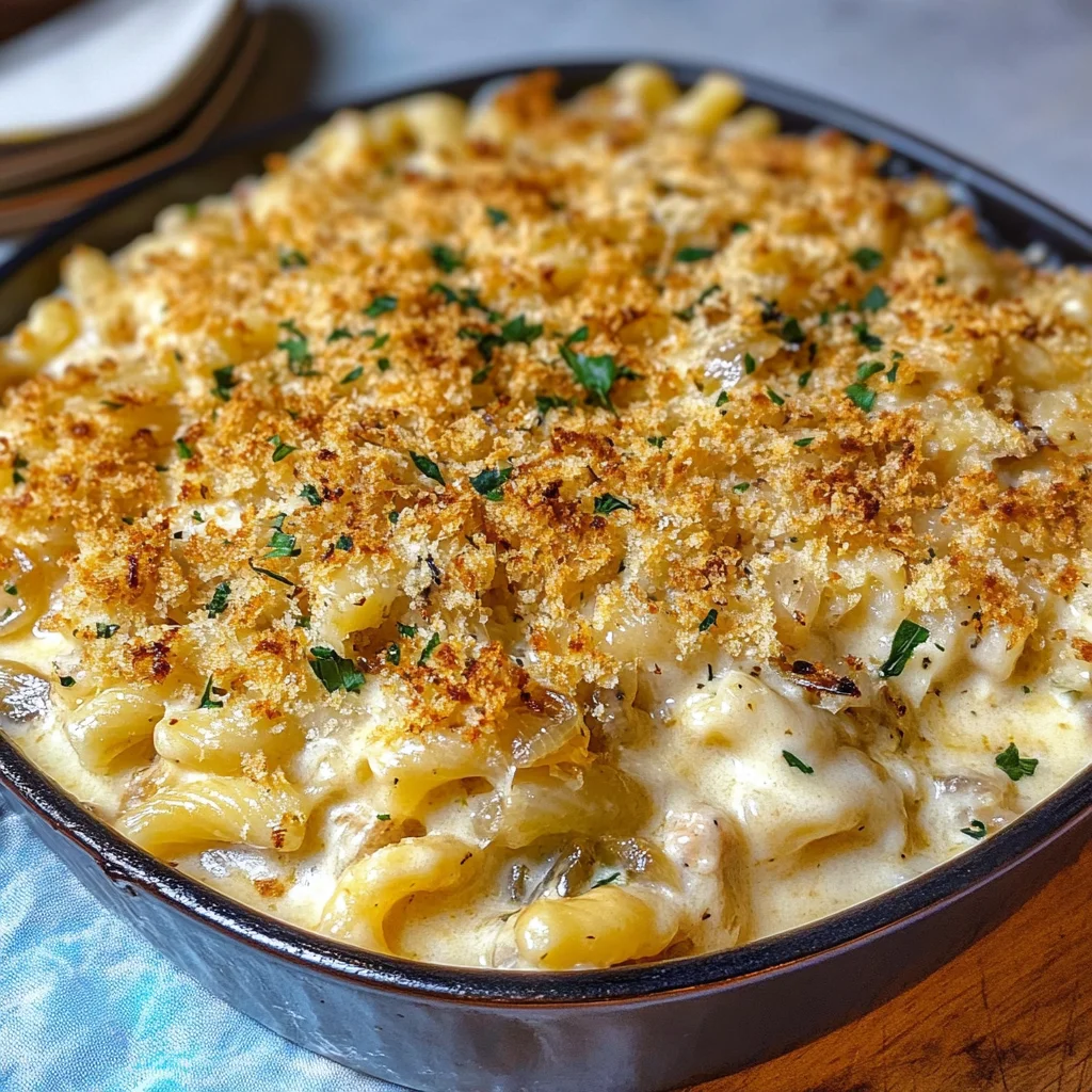 French Onion Soup Pasta Recipe