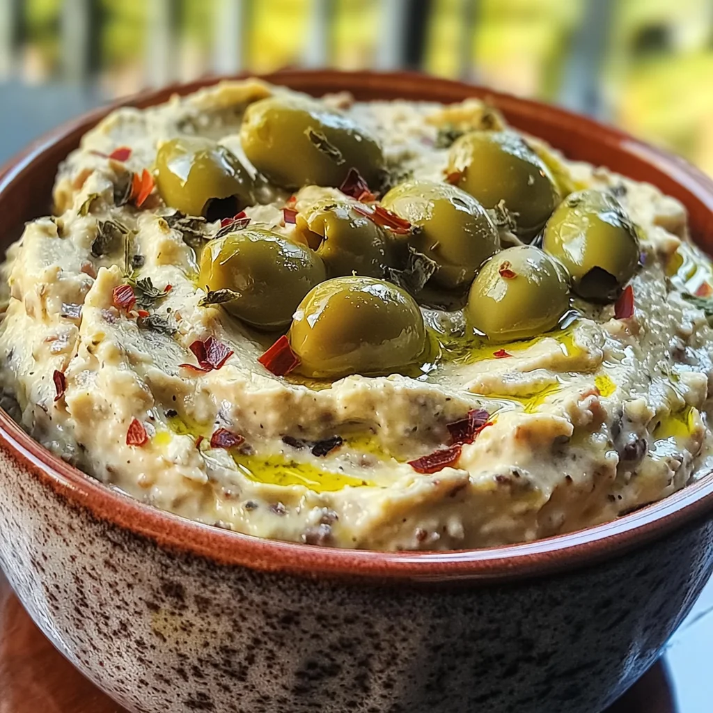 Green Olive Dip – Easy Creamy Party Favorite
