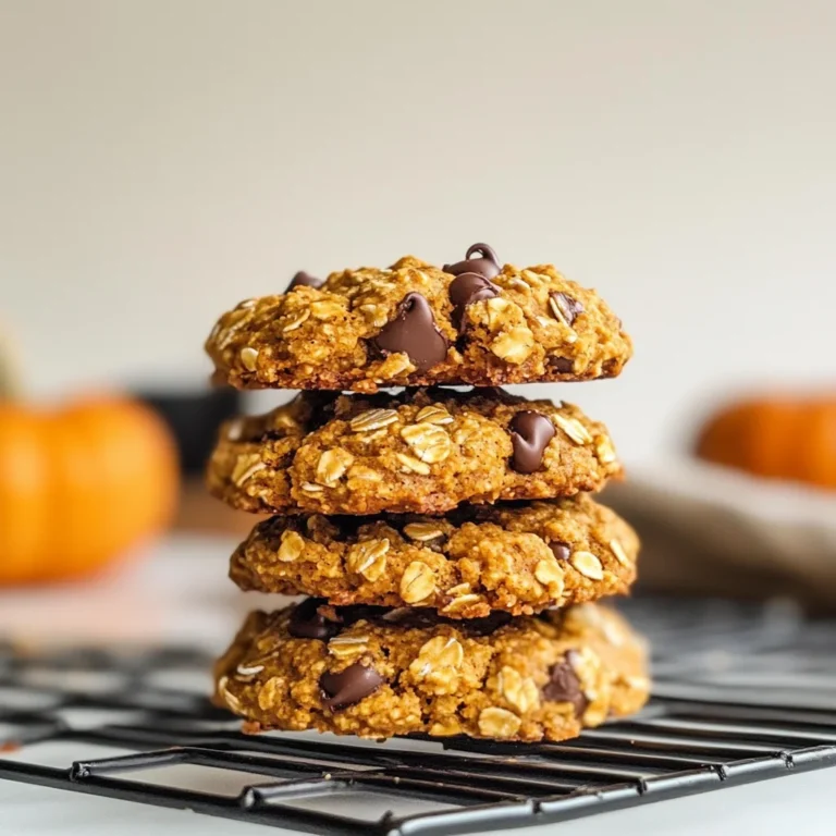 Healthy Pumpkin Oat Cookies