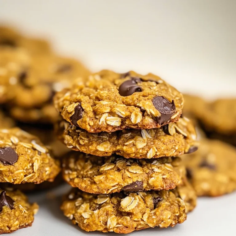 Healthy Pumpkin Oat Cookies