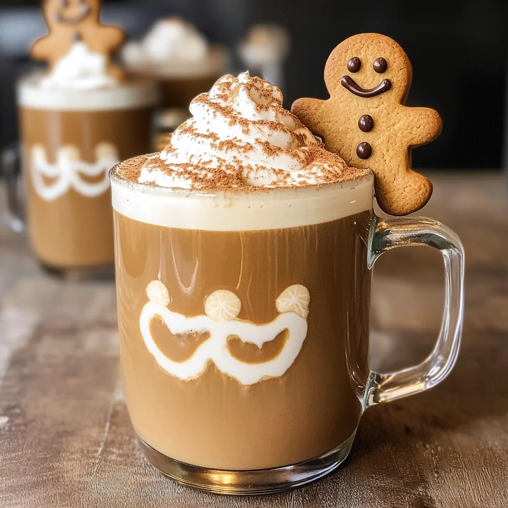 Homemade Gingerbread Latte