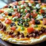 Homemade Mexican Pizza