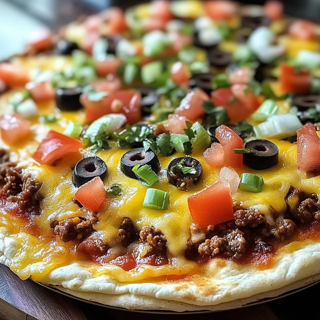 Homemade Mexican Pizza