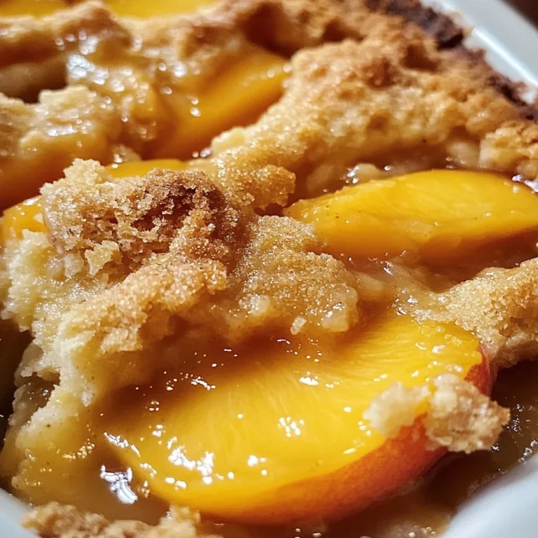 Homemade Peach Cobbler