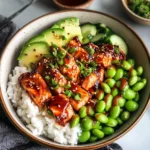 Honey Sriracha Salmon Bowls