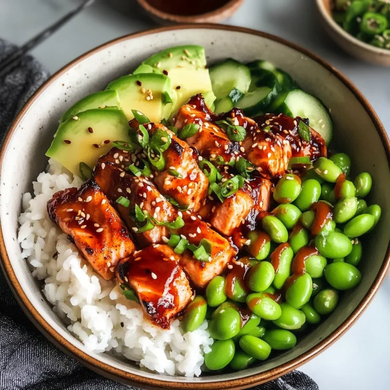 Honey Sriracha Salmon Bowls