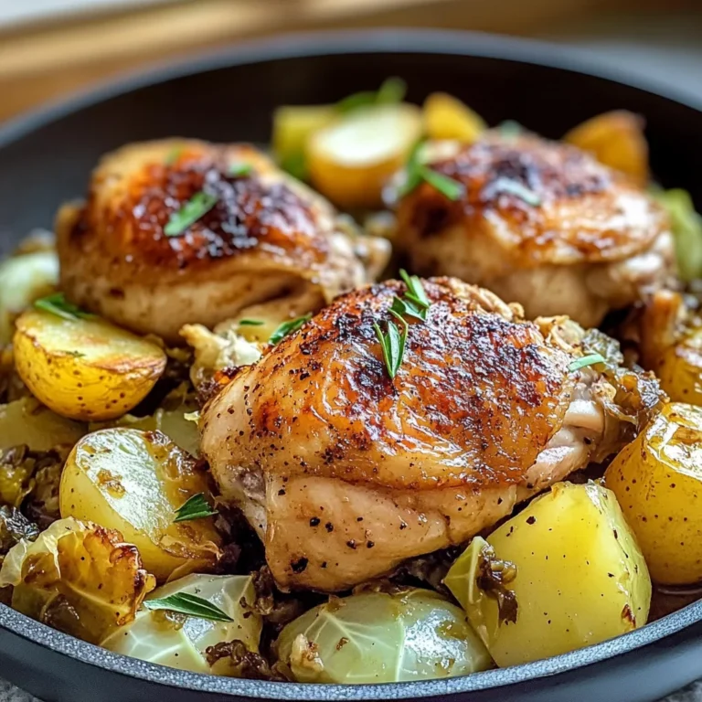 Irish Chicken with Cabbage and Potatoes