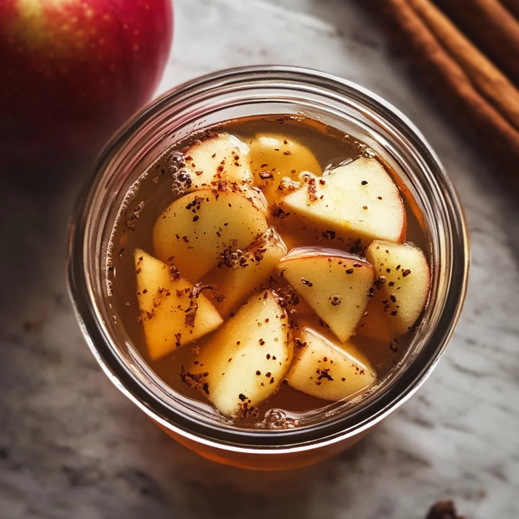 Korean Apple Tea with Ginger and Cinnamon (Saegwa Cha)