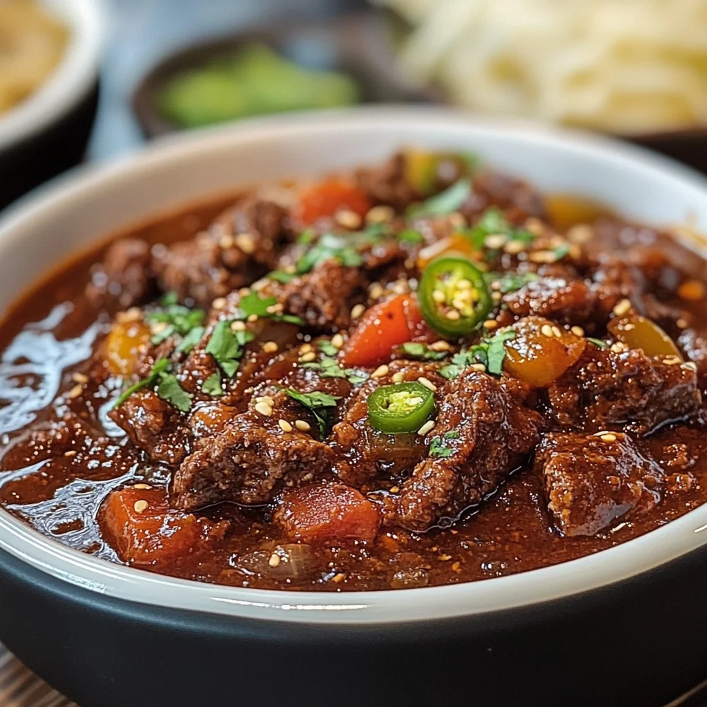 Korean Chile Con Carne