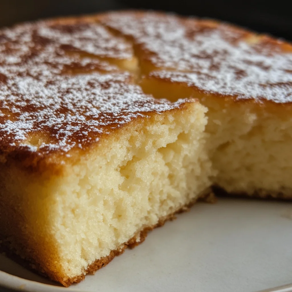 MIGLIACCIO: RICOTTA AND SEMOLINA CAKE