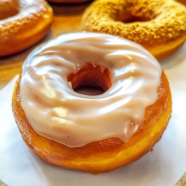 Maple Glazed Pumpkin Donuts