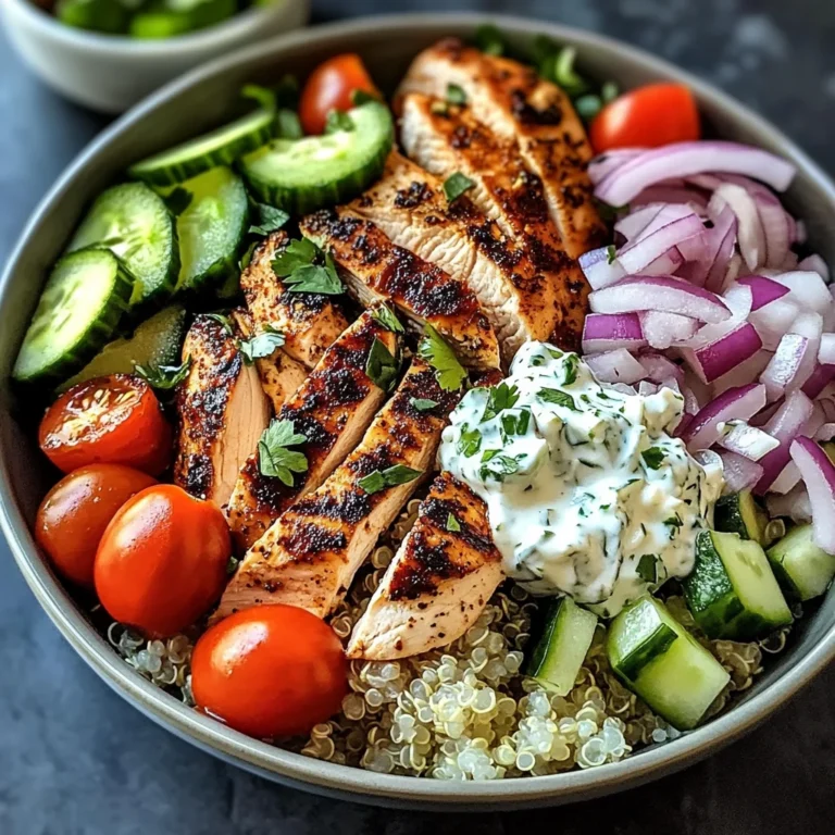 Mediterranean Chicken Bowls