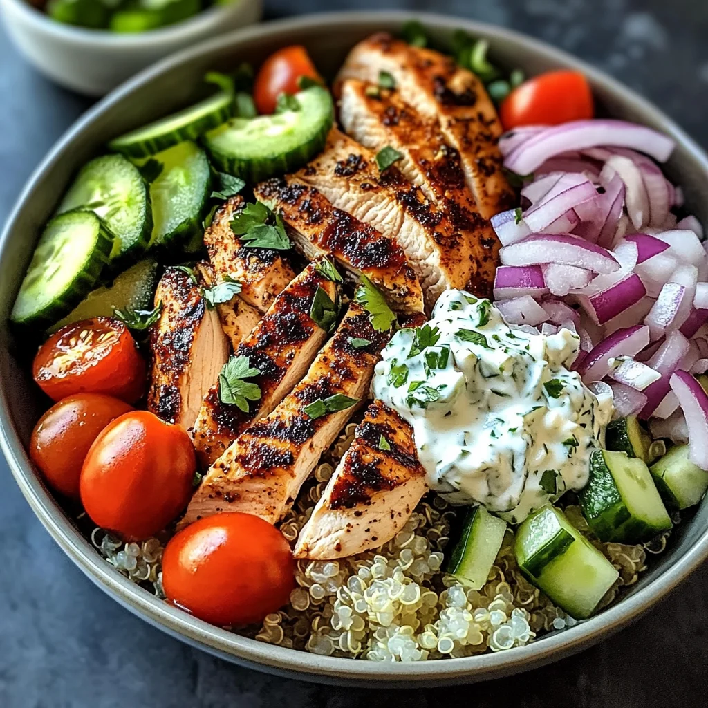 Mediterranean Chicken Bowls