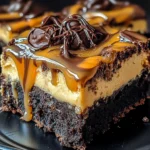 Milky Way Caramel Cheesecake Brownies