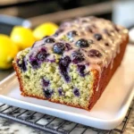 Moist Blueberry Zucchini Bread with a Lemon Glaze - Alrightwithme