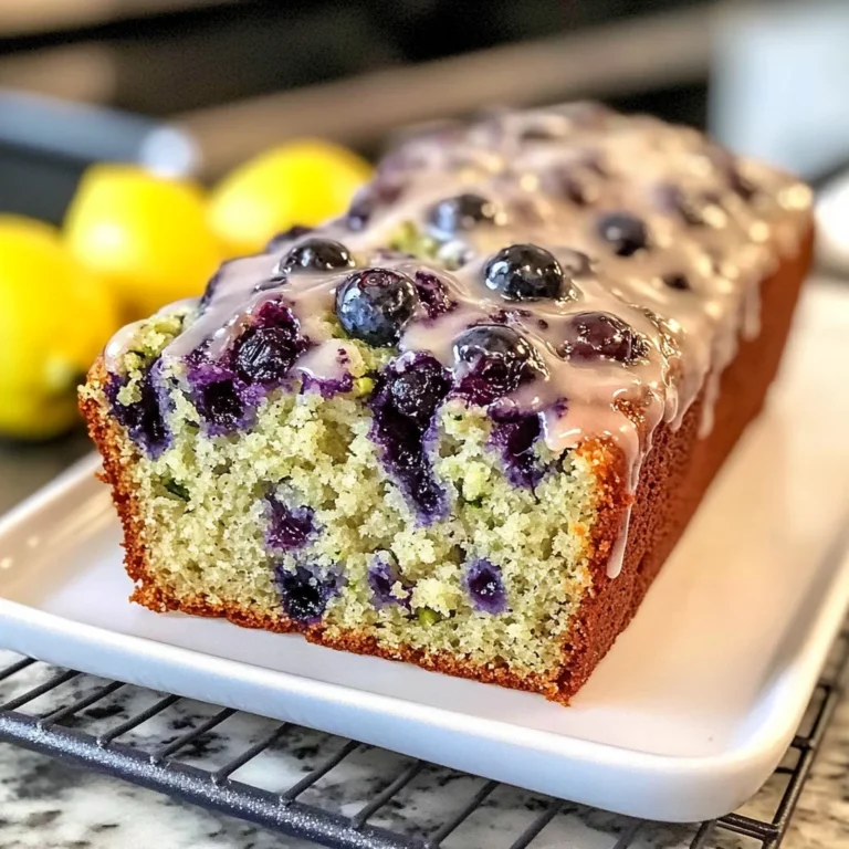 Moist Blueberry Zucchini Bread with a Lemon Glaze - Alrightwithme