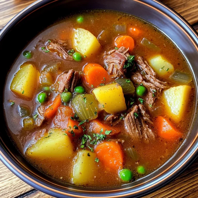 My Mom's Old-Fashioned Vegetable Beef Soup