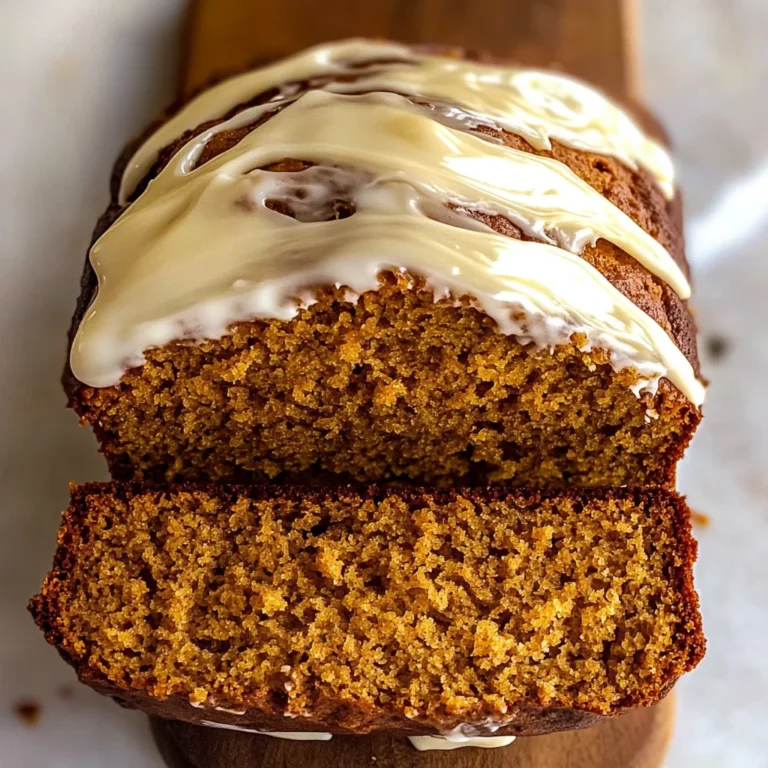 Pumpkin Bread with Cream Cheese Frosting Recipe