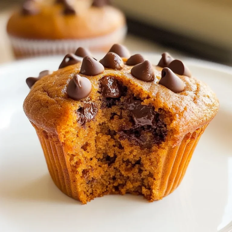 Pumpkin Chocolate Chip Muffins