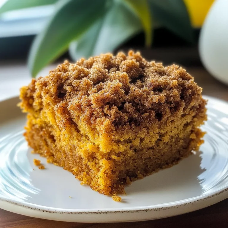 Pumpkin Coffee Cake