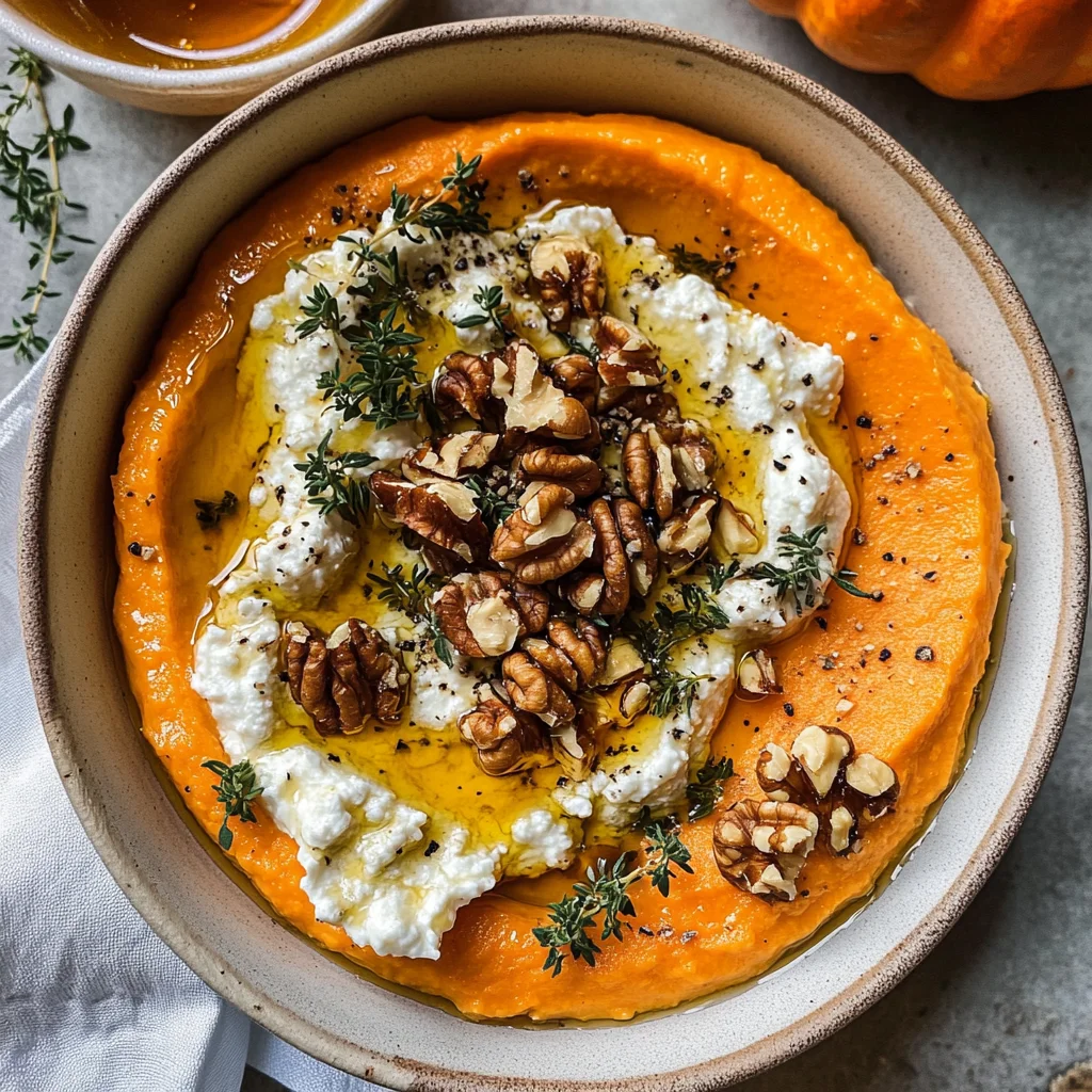 Pumpkin Whipped Feta Dip