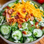 Refreshing Cucumber Ranch Crack Salad Recipe
