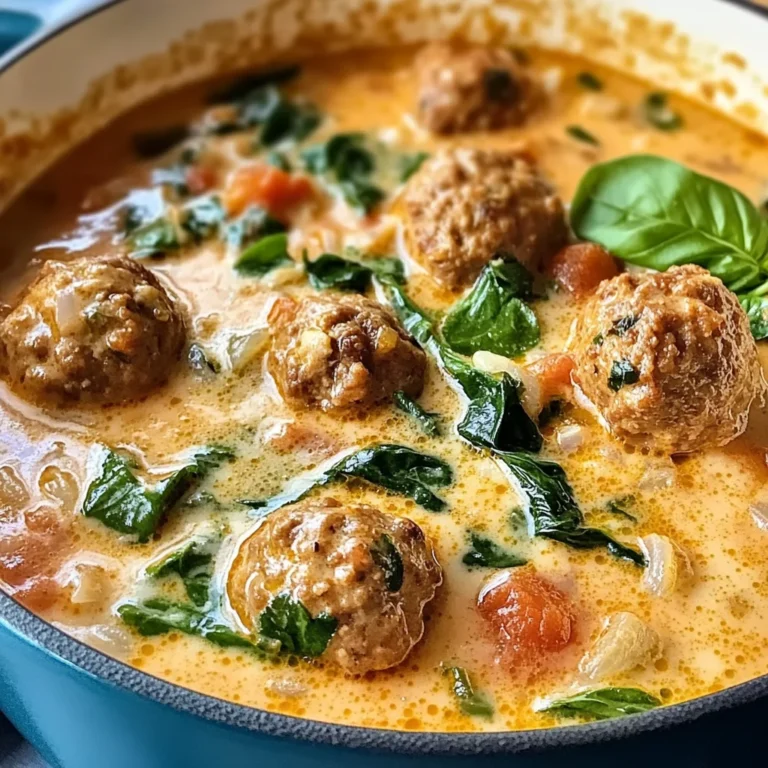 Savor the Comfort: Creamy Italian Meatball Soup to Warm Your Soul