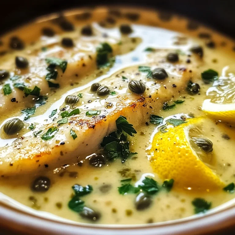 Simple Lemon Caper Sauce