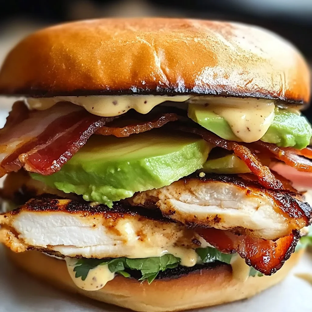 Spicy Grilled Chicken Avocado Sandwich